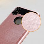 Wholesale iPhone X (Ten) Armor Hybrid Case (Rose Gold)